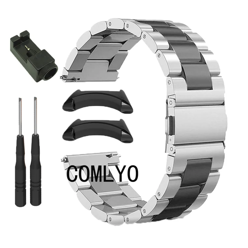 For SUUNTO CORE Strap Stainless steel Metal Band Men Belt with Adapter