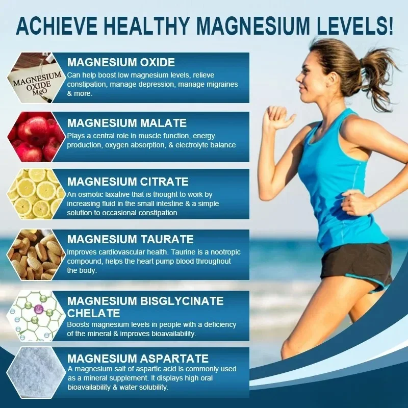 Vitality Complex Magnesiumcapsules Voedingssupplement Minerale chelates Myasthenie Neurogene slapeloosheid