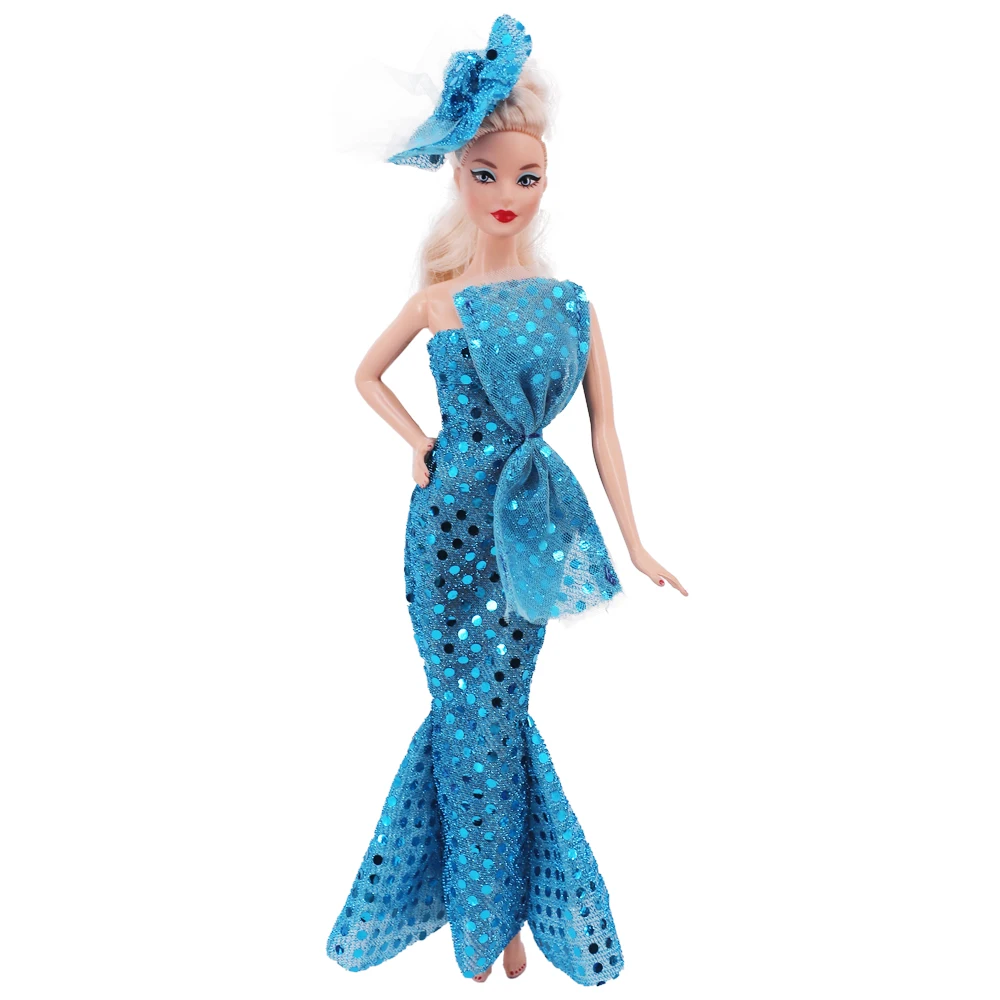 Vestiti per bambole pop Gonna a coda di pesce con paillettes Abiti da festa Appuntamenti Gonna Accessori quotidiani per bambola da 30 cm e bambola Bjd 1/6, giocattoli per ragazze