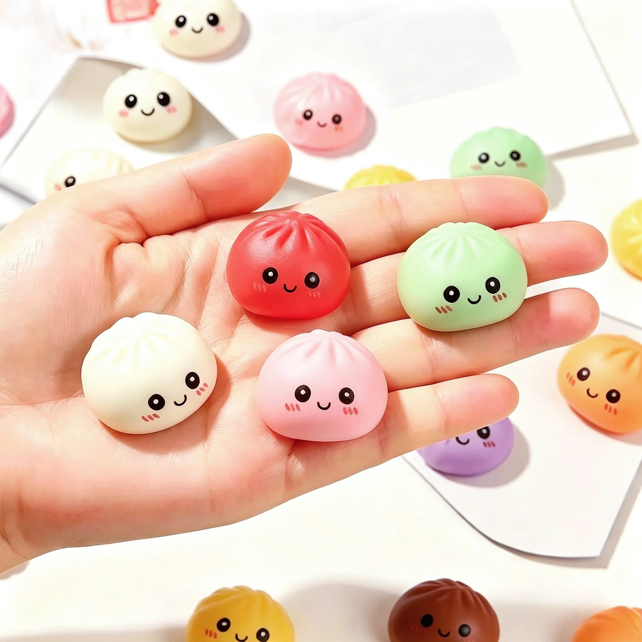 Kawaii Bao Bun Dumpling Squish - огляд і ціна Kids Toys Dumplings