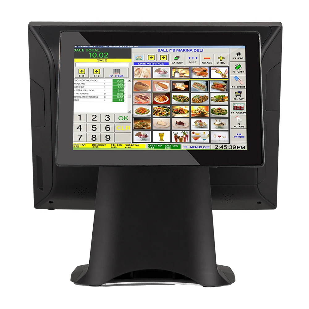 Terminal Sistem POS Layar Sentuh All-in-One 15 Inch untuk Toko Ritel, Harga Pabrik