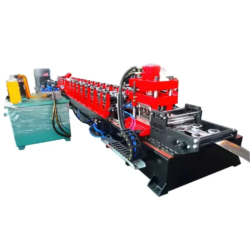 Water Pipe Making Machinery Downspout Steel Gutter Square Rain Pipe Zinc Water Gutter Roll Forming Machine