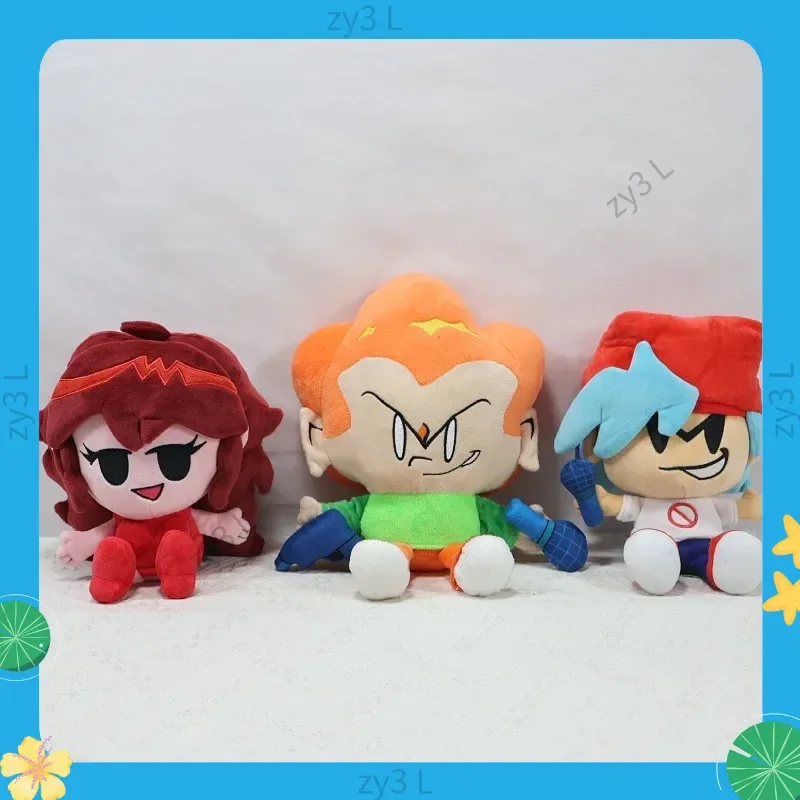 متوفر في المخزون Fnf Nene Pico Darnell دمية قطيفة لعبة محشوة ناعمة ليلة الجمعة Funkin لعبة شخصية وسادة هدية لمحبي #6