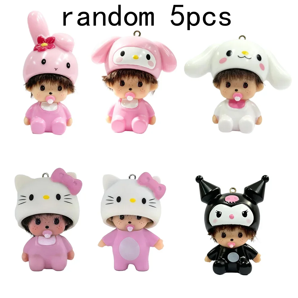 Monchhichi Sanrio Keychain Cute Cartoon Doll Gift