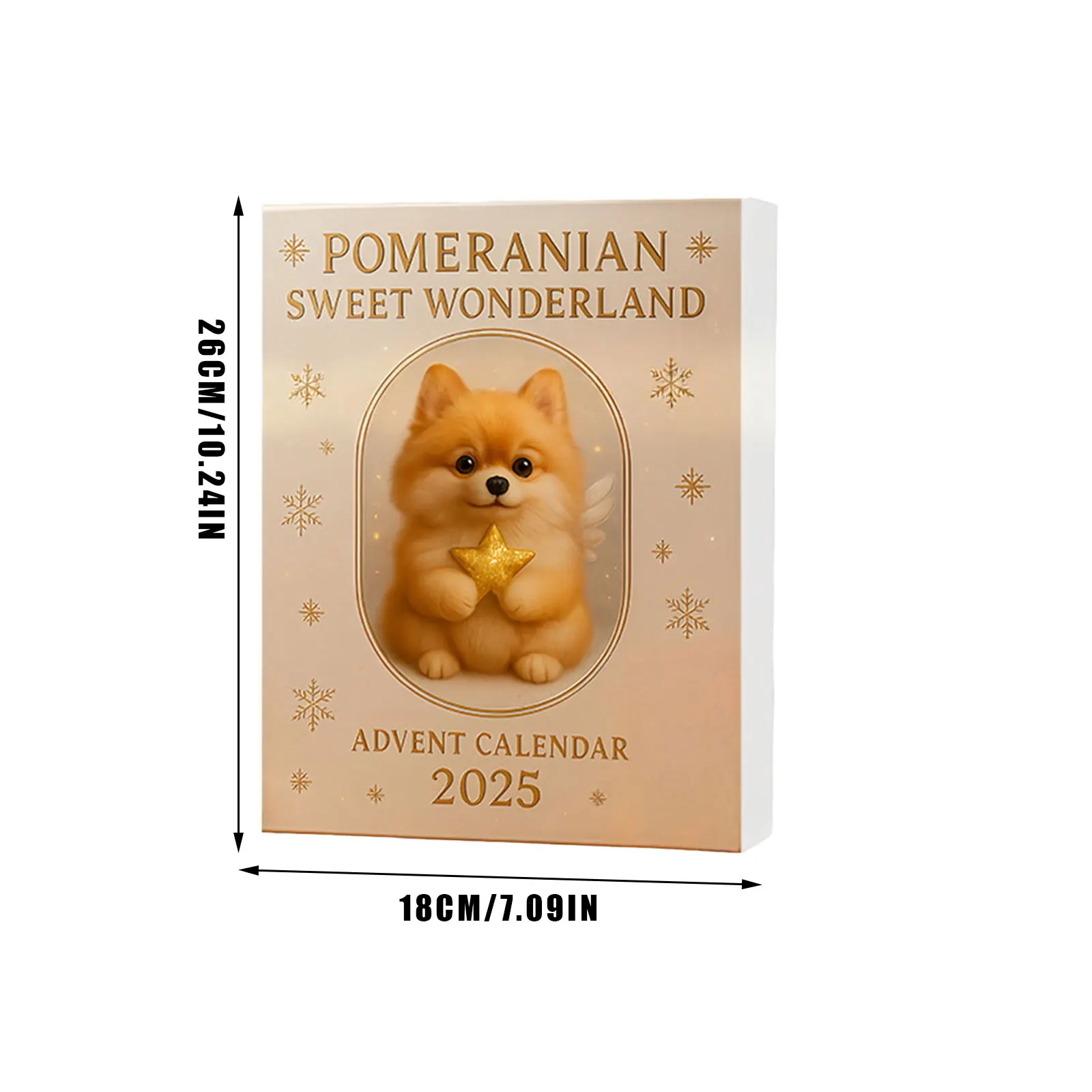 Lampki w słoiczku na baterie z timerem Słodki Kalendarz Adwentowy 2025 24 dni świątecznych niespodzianek Cyfrowy zegar z timerem dla psa Duży