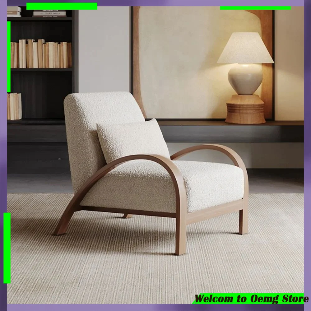 

Kawaii White Lazy Chair Modern Dresser Office Party Seat Stylish Comfort For Living Room Accessories LHome Furniture Decoraction