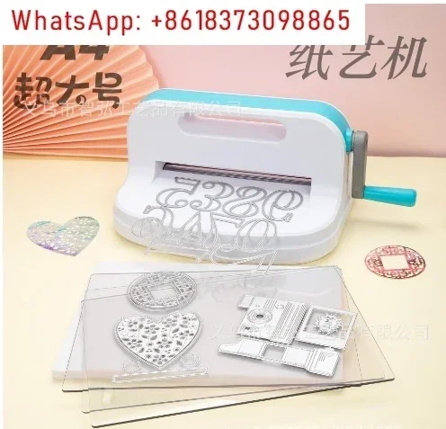 

A4 paper art hand embossing machine Hand ledger embossing machine diy manual pattern cutting carbon steel knife embossing