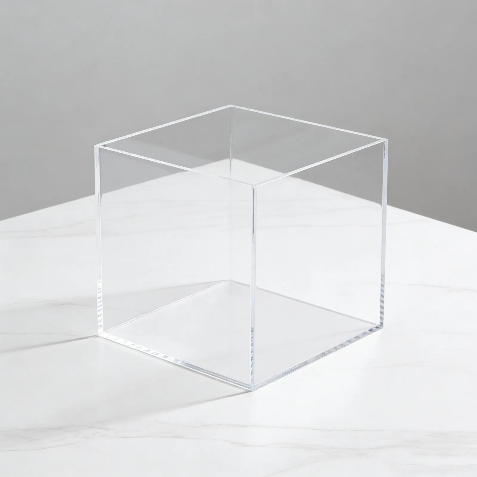Acrylic Coffee Pod Box Compact Clear Storage Organizer Dustproof Case for Capsule Tea Bag Cotton Swabs Jewelry Desktop Storage