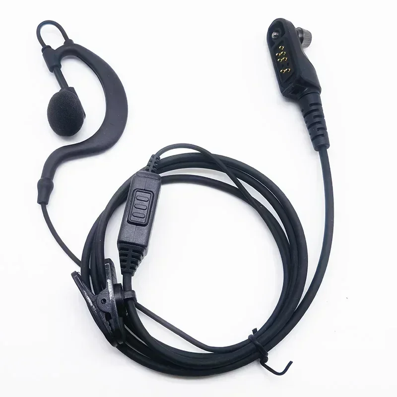 G Shaped Ear Hook Headphone Earhang Earpiece Headset for Hytera BP510 BP516 AP58 Radio Walkie Talkie Accessories