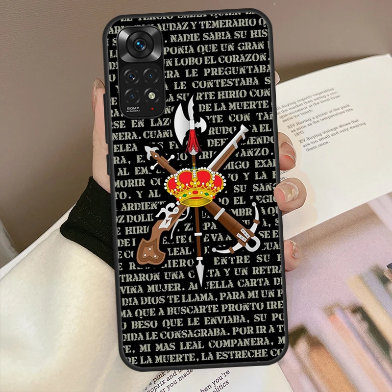 Spanish Legion For Xiaomi Redmi Note 10 Pro Case Cover For Redmi Note 11 Pro 8 9 8T 9S 10S 9T 9A 9C Case