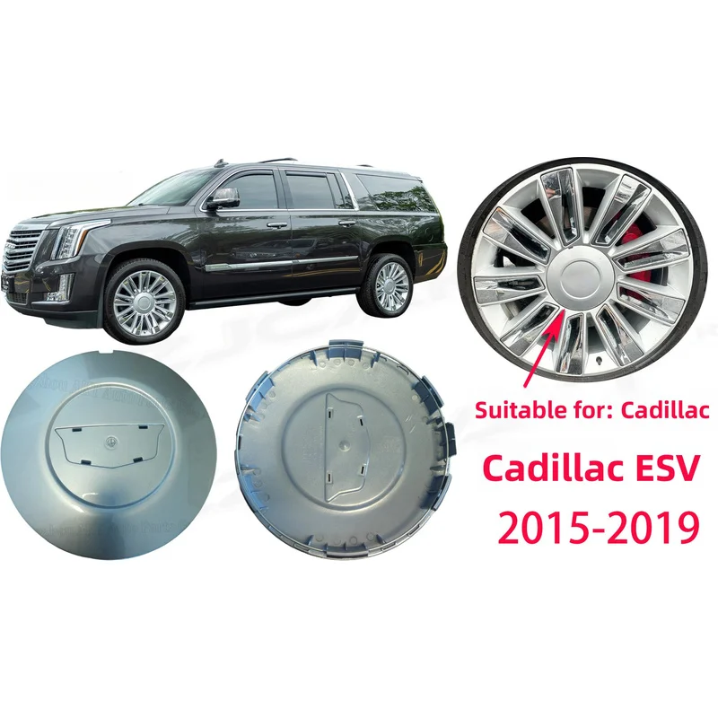 Car Wheel Center Hub Cap Cover Hubcap Replacement For Cadillac Escalade ESV 2015 2016 2017 2018 2019