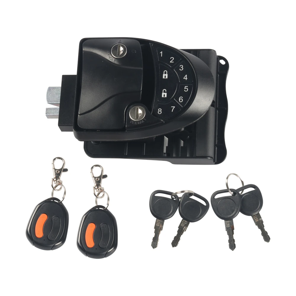 Upgraded Full Metal Lock V4 Key Fob And Keyless Entry Keypad RV Motor Home Door Lock Accessories