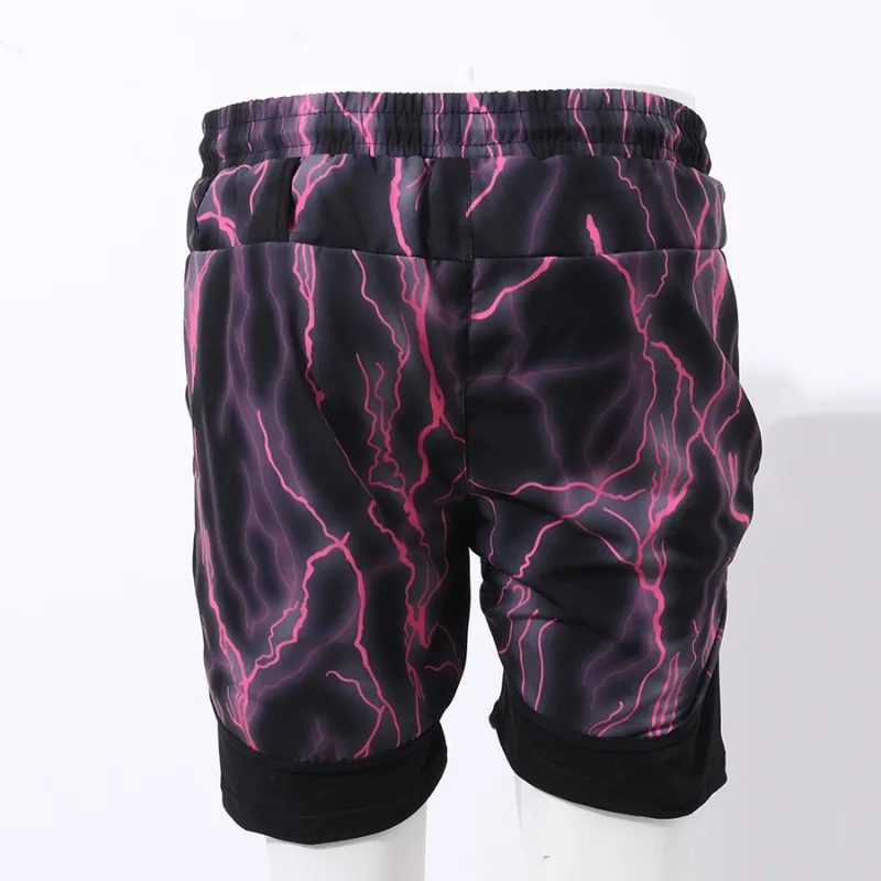 New Running Shorts Men Gym Sports Shorts 2 In 1 Quick Drying Workout Boxing Training Bottoms Fitness Jogging Short Pants Summer