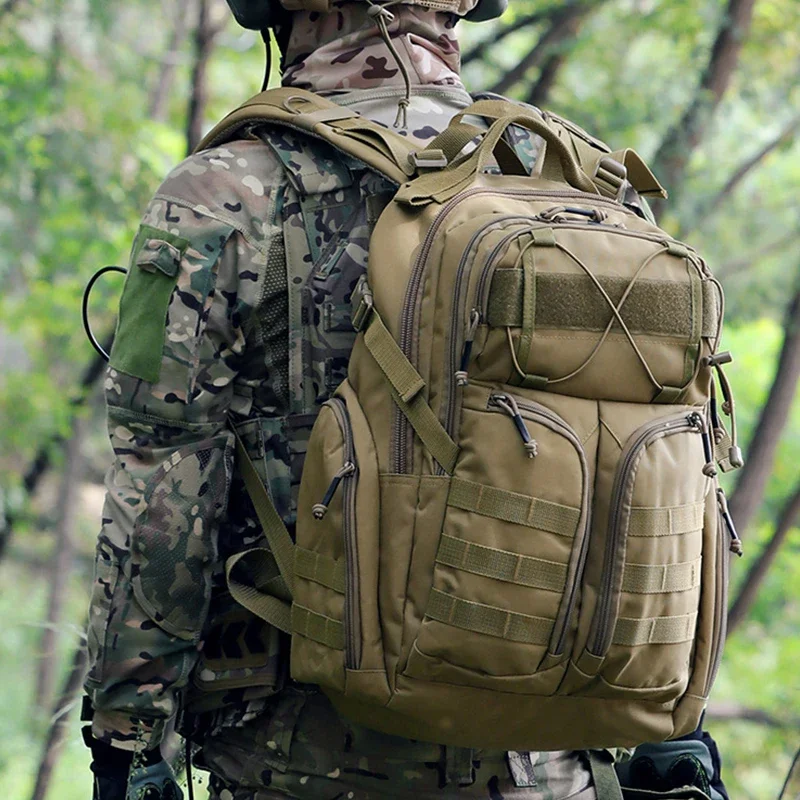 

Outdoor Mountaineering Backpack Commuting Equipment Assault Rucksack Travel Hiking Camping Hunting Multi-function Shoulder Bag