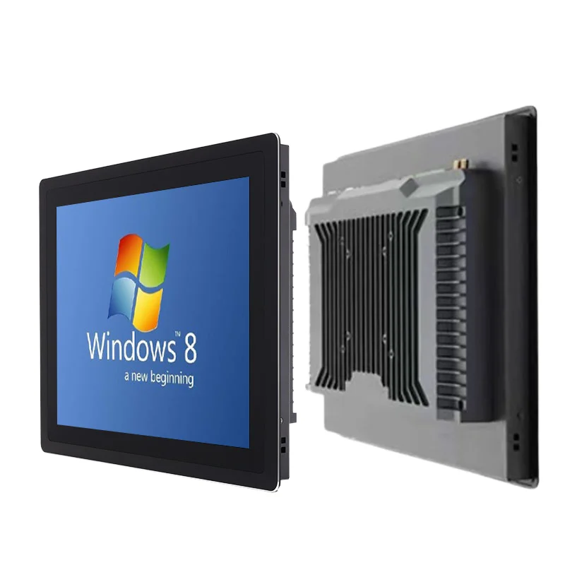 10 12 15 17 19 21 بوصة أندرويد الكل في واحد PC شاشة لمس صناعية Ip65 Lcd كمبيوتر صناعي Rs485 Rs232 Hmi لوحة صناعية PC
