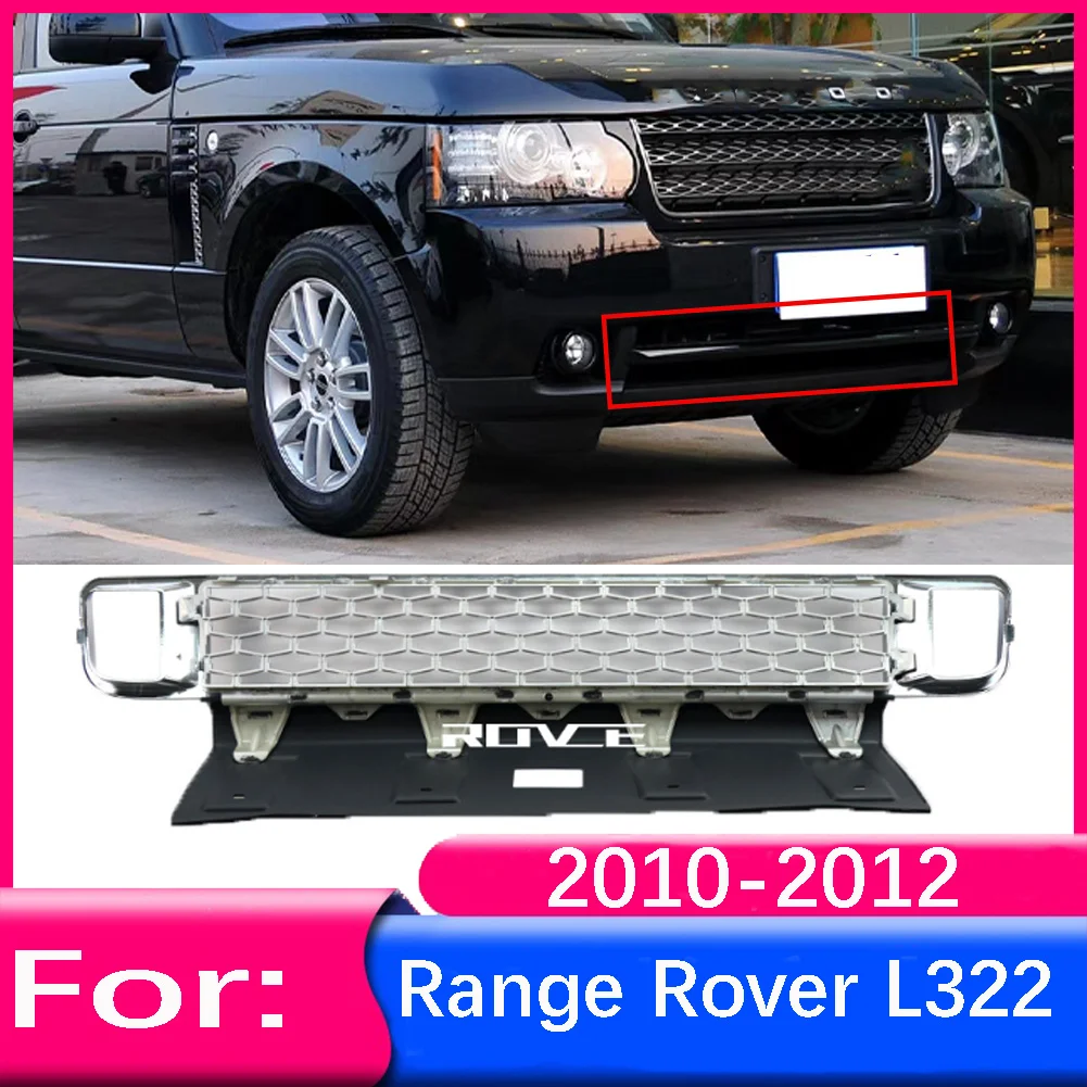 For Range Rover/Vogue L322 2010 2011 2012( Upgrading Autobiography Style) Front Grille Front Bumper Trailer Cover Lower Guard