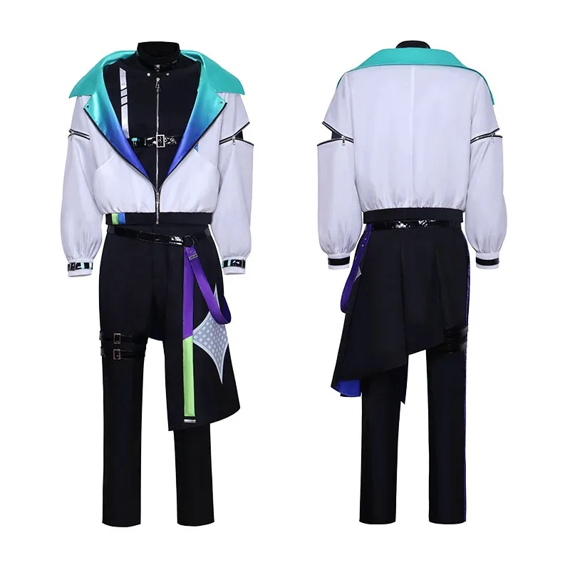 لعبة Project Sekai Kamishiro Rui التأثيرية PJSK ملابس النساء والرجال ملابس لعب الأدوار أزياء الهالوين للبالغين؛ 2، ج'4، ح.