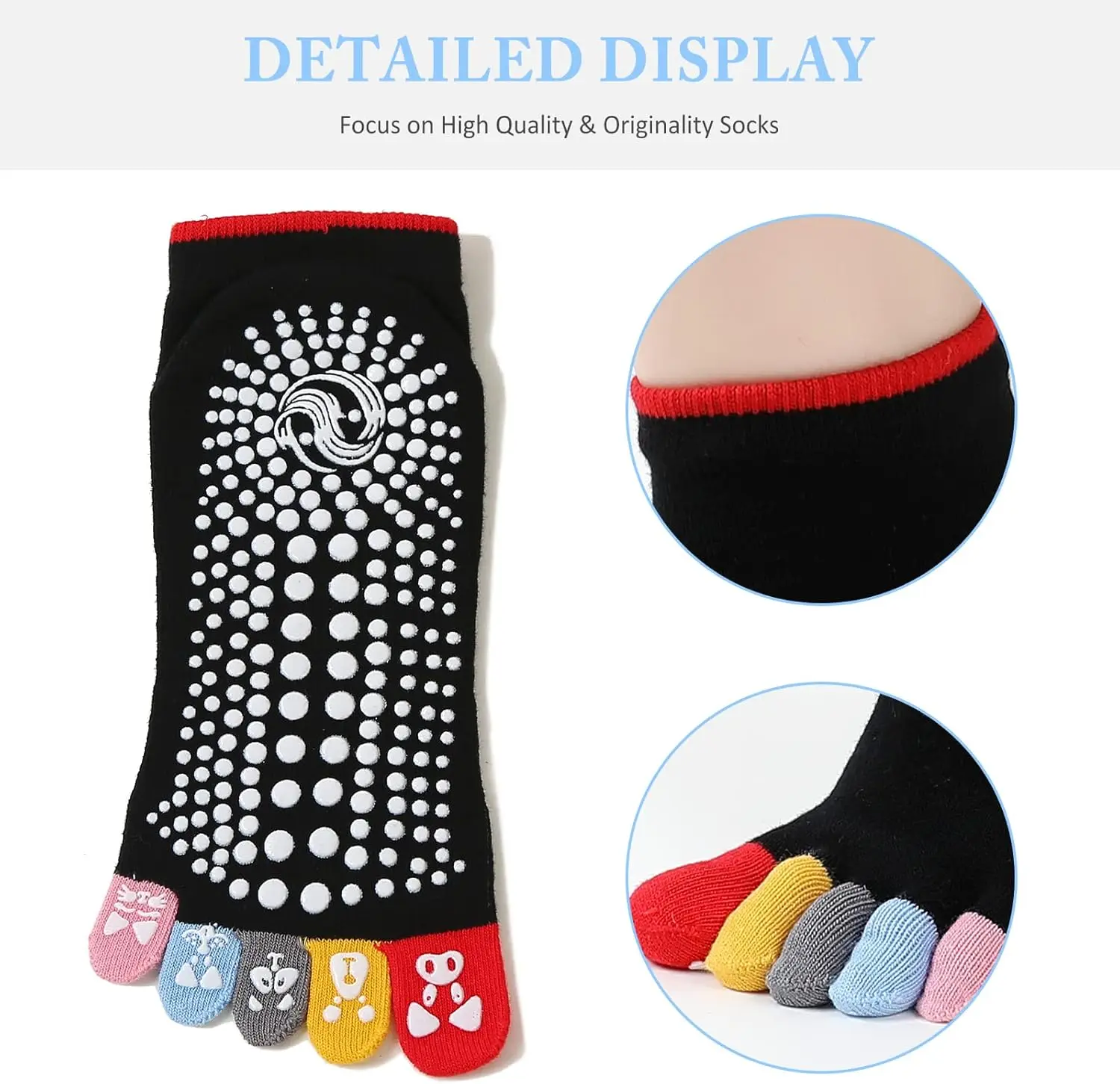 3Pair Professional Women Yoga Socks Silicone Anti-slip Ballet Pilates Socks Women Backless Breathable Bandage Dance Sports Socks