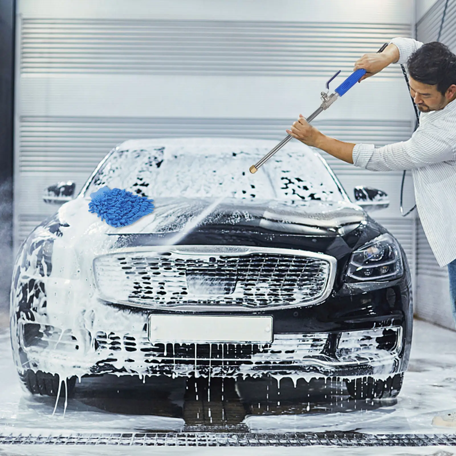 

Car Wash Kits Auto Washing Supplies Pressure Washer Cleaning Tool for Vehicles Tools Brush