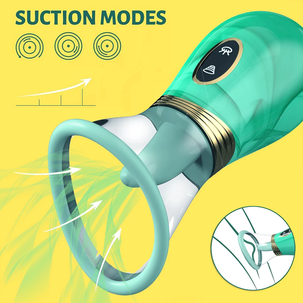 Clitoride Lingua Leccare Vibratore Giocattoli Del Sesso Femminile per Le Donne Bocca Mordere Stimolatore Clitoride Orale Succhiare Capezzolo Orgasmo Prodotto Per Adulti