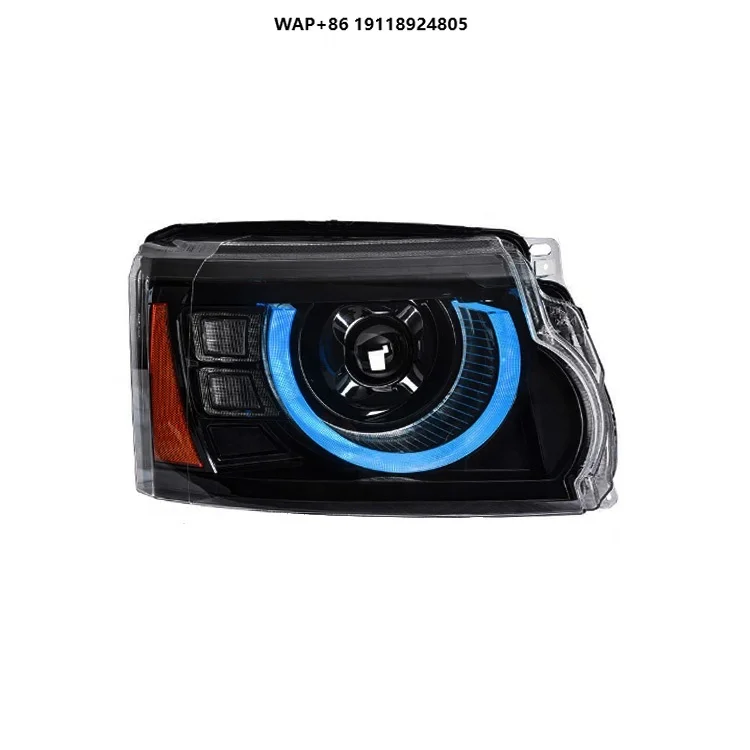 Factory Sales Car Head Lamp High Brightness Beam Angel LED Headlights for Land Rover Discovery 4 2010-2017