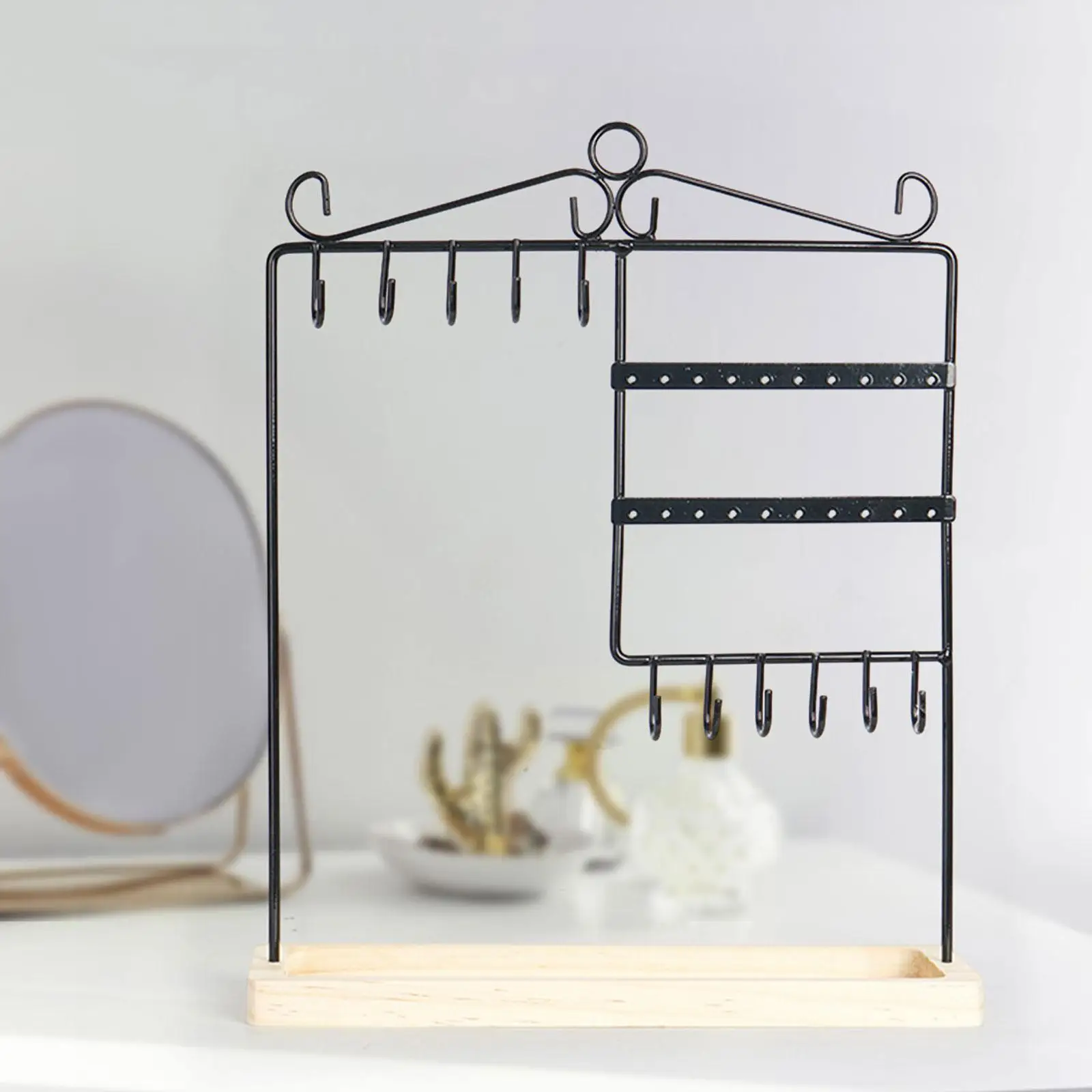 Jewelry Display Rack Jewelry Stand Detachable Decorative Tabletop Display Jewelry Holder Display Rack for Shops Live Broadcast