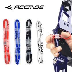 Eslinga de dedo de Tiro con Arco recurvo ajustable, accesorios de caza, 125mm, 135mm de longitud