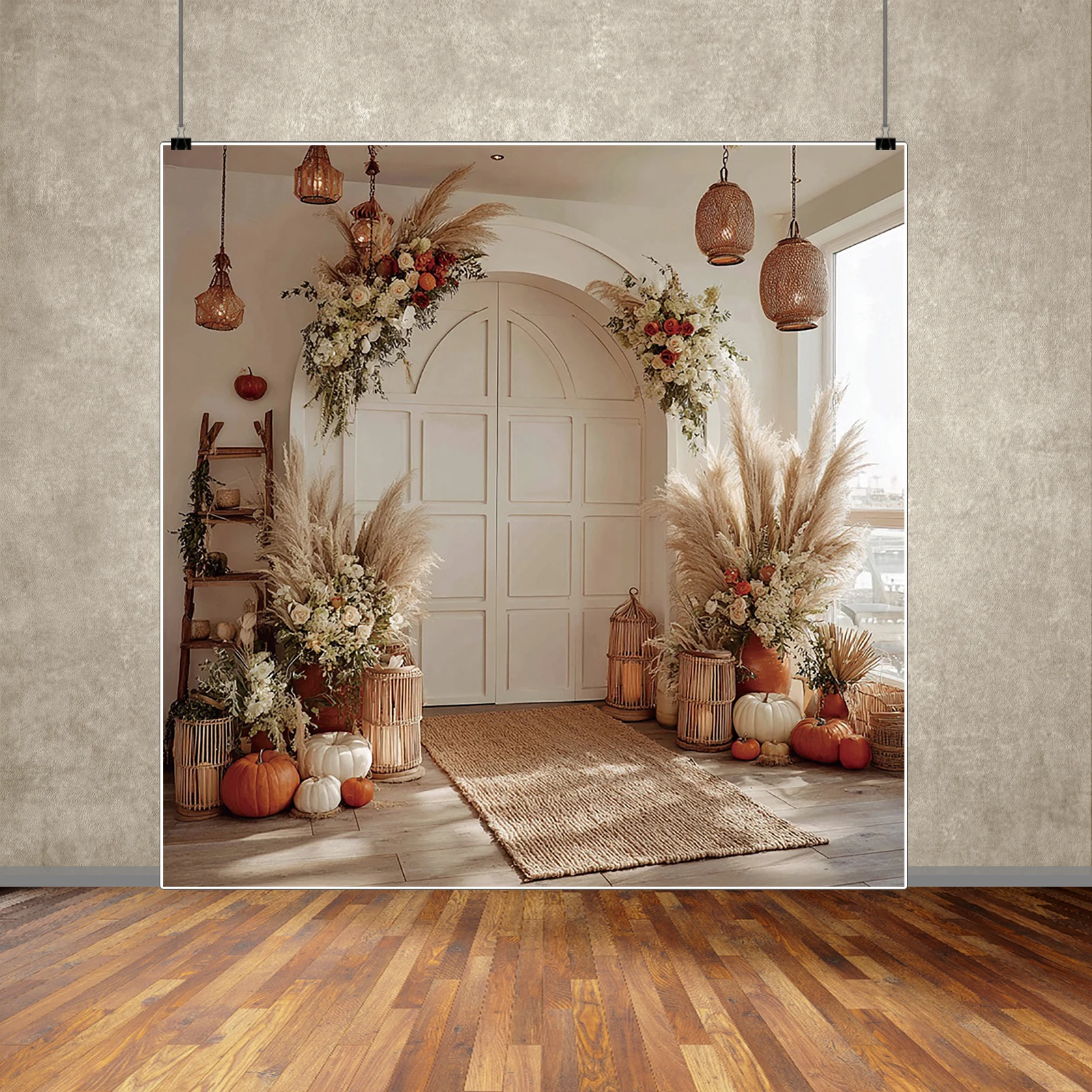 MOON.QG – arrière-plan bohème pour rideau de fenêtre, arrière-plan pour photographie, fournitures de fête, mur Photo, réception-cadeau pour bébé, mariage