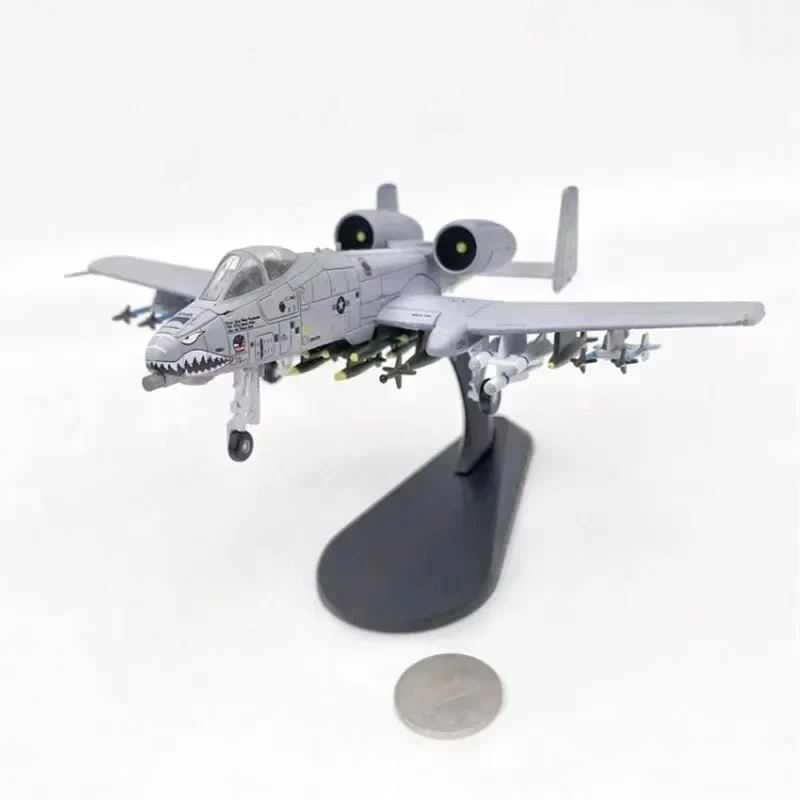 

Diecast Metal 1/100 scale USAF A10 A-10A A10A Attack Aircraft Fighter Airplane Model Toy For Collection