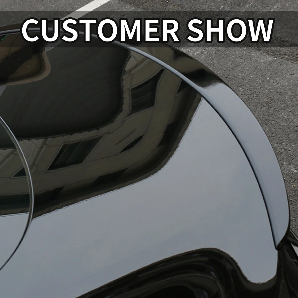 Per il 2024 Tesla Model 3 Highland P Style coperchio del bagagliaio posteriore ala Spoiler portellone dell\'auto coperchio a sdraio labbro Flap Trim