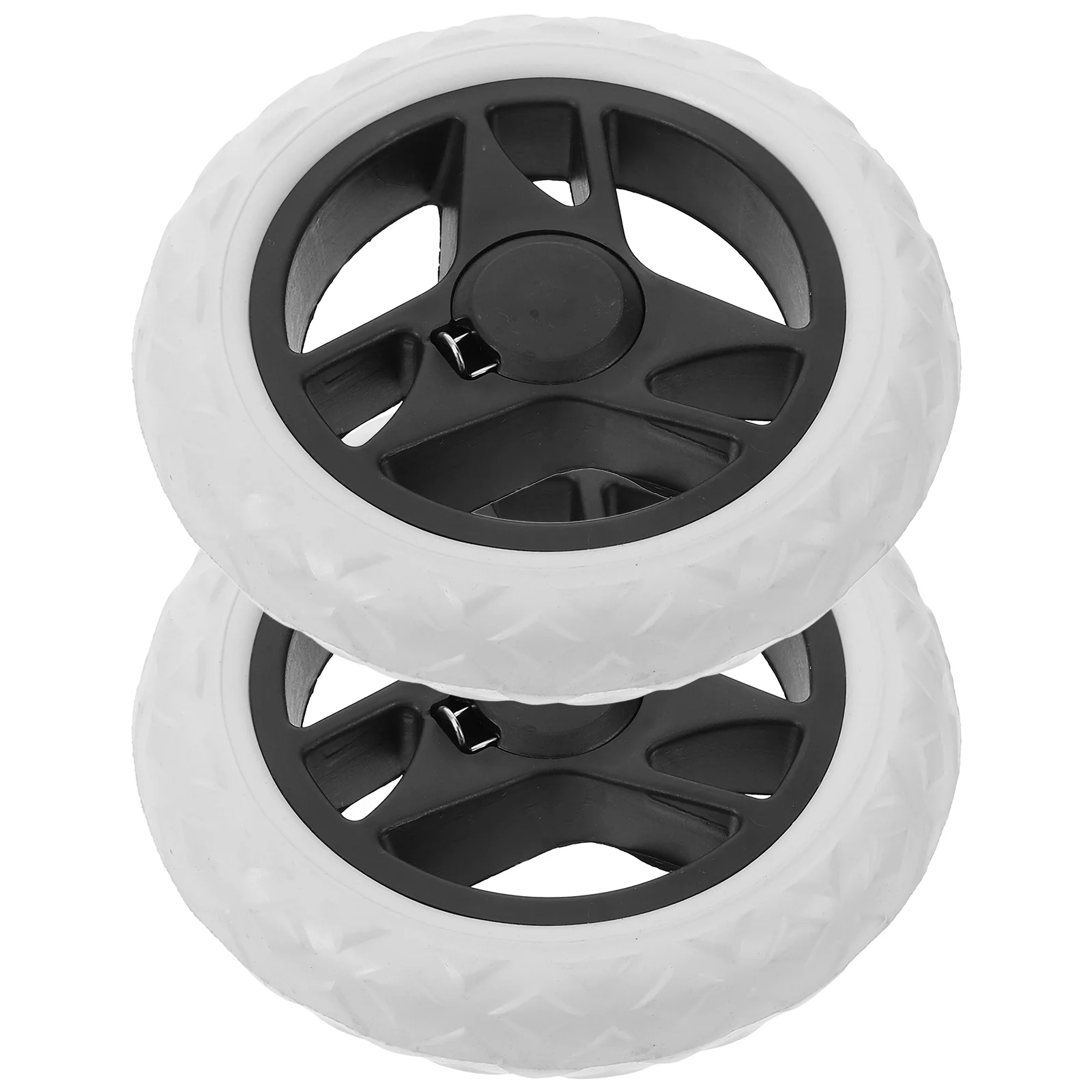 

2pcs Trolley Caster Wheels Replacement Strong Plastic Anti Slip for Shopping Cart Laundry Rolling Trolley Wheel Accessory