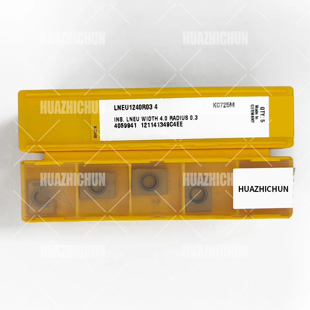 

HUAZHICHUN LNEU1240R03 4 KC725M Carbide CNC Lathe Thread Turning Inserts For Thread Turning Toolholder