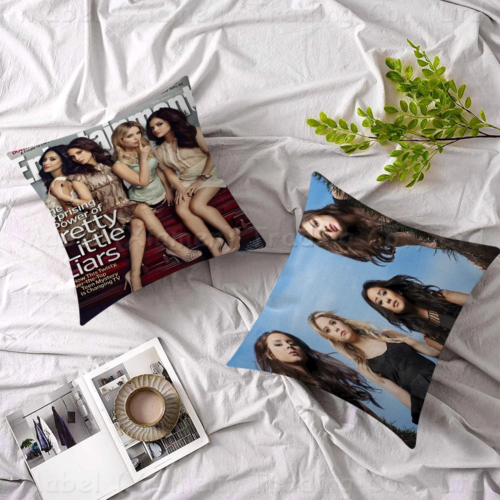 Pretty Little Liars Pillow Covers Cartoon Sofa Decorative Home Double-sided Printing Short Plush Cute Cushion Cover