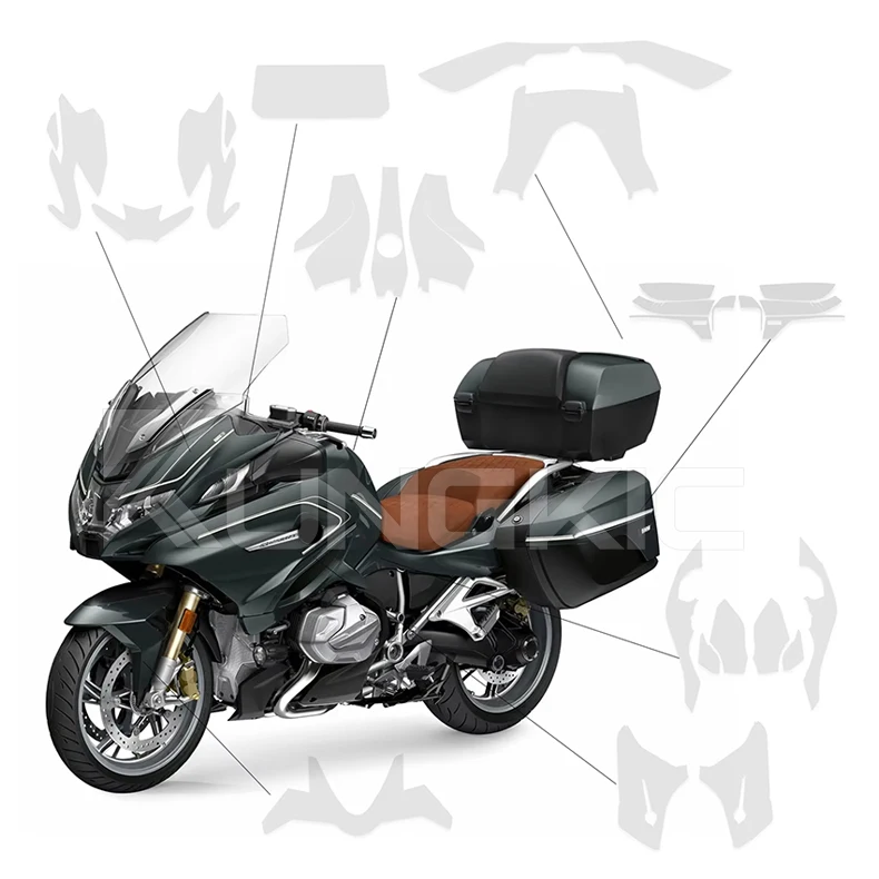 PPF für BMW R1250RT R1250 RT 2021 2022 2023 2024 Teile Komplettes Lackschutzset Zubehör TPU Karosserieschutzaufkleber – Detail 1