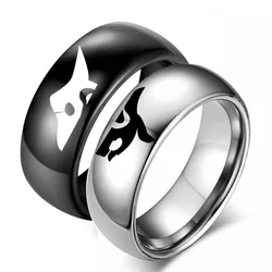 Game League Of Legends Rings For Lovers Stainless Steel Rakan And Xayah Couple Rings Valentine's Day Gift