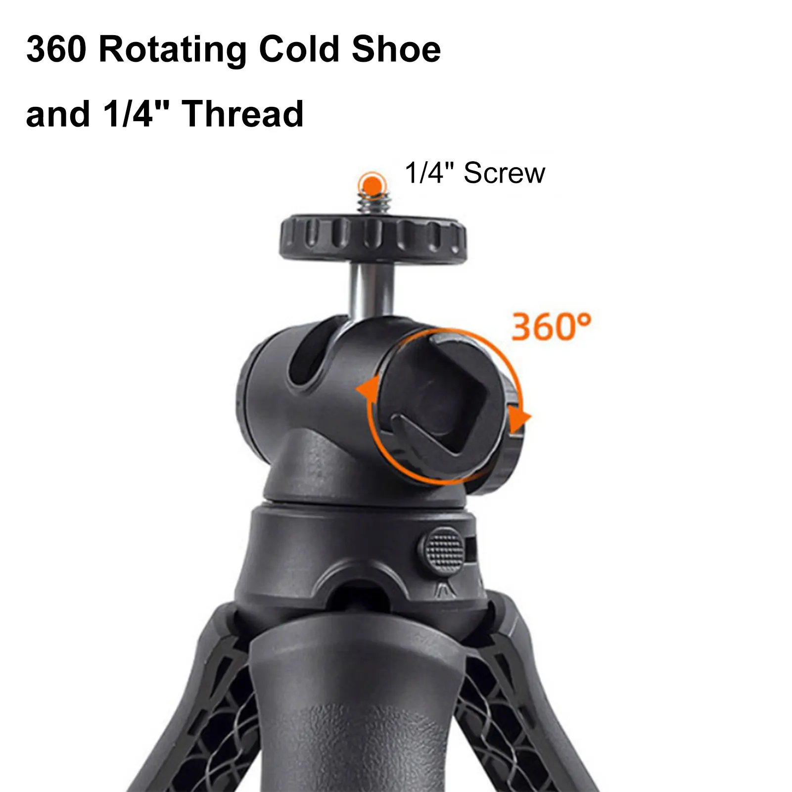 Tripé de câmera dobrável extensível, cabeça esférica de 360 graus, bastão de selfie com suporte magnético para câmera para Insta360 Ace Pro/Ace Pro 2