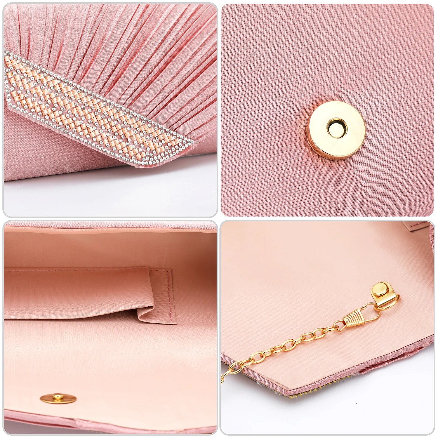 Women's Evening Handbags for Women Formal Bridal Clutch Purses for Wedding Party Purses For Wedding guest Clutch Women Bag