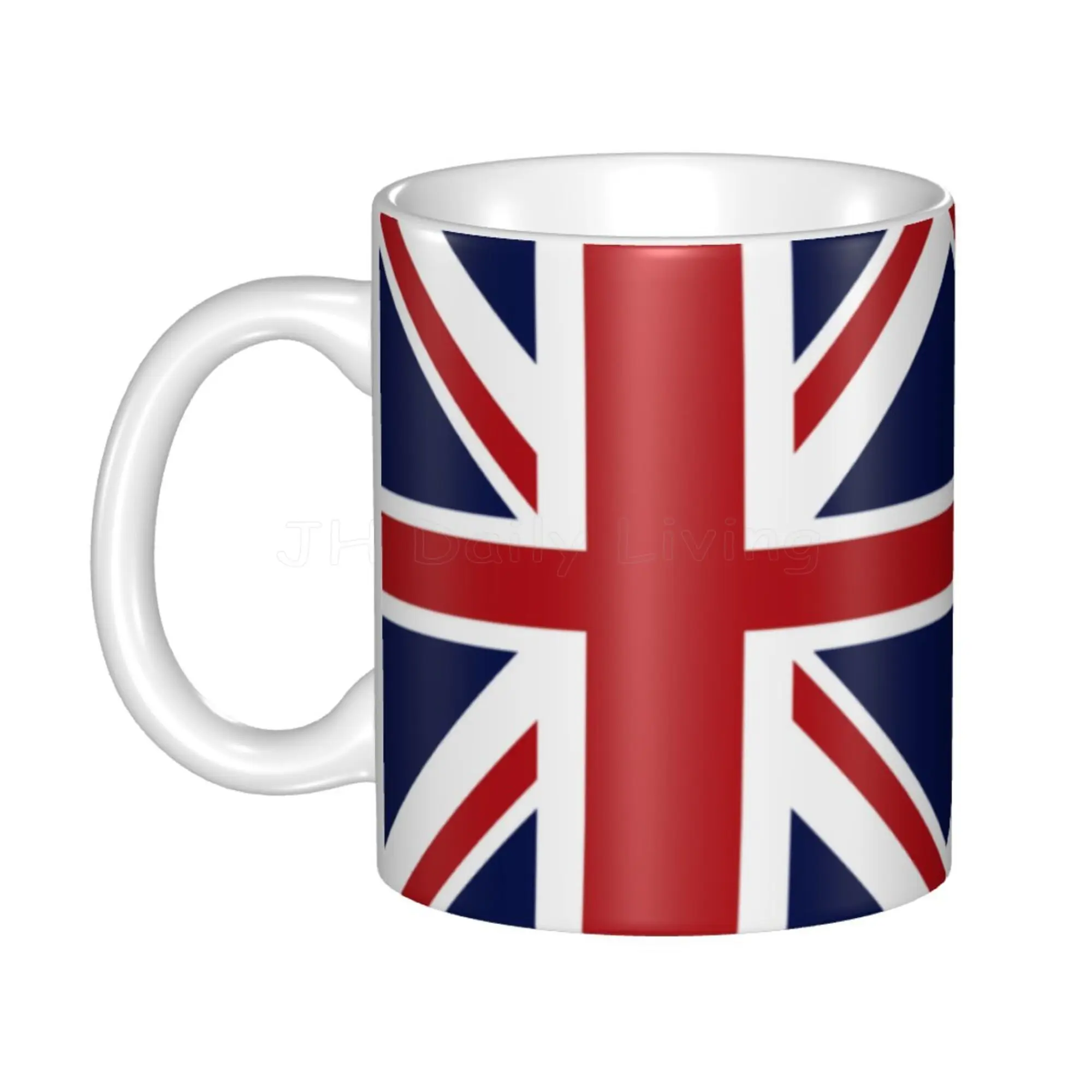 United Kingdom National Flag Coffee Mug 11oz Fun Ceramic Mugs Coffee Tea Cocoa Cup Handle Tea Drink Cup Unique Gifts for Friends