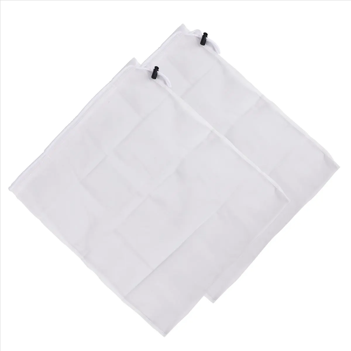 [CLOS] 2 Pack Brew Bags -Reusable Mesh Bag for Fruit Cider Apple Grape Wine Press Drawstring Straining Brew in a Bag 38X42cm