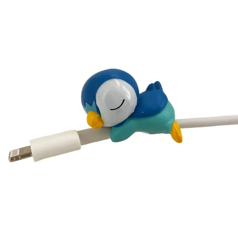 포켓몬 데이터 케이블 보호 커버, 만화 귀여운 피카츄 이브이 지글리퍼프 보호 케이스, 휴대폰 액세서리, 파손 방지 로프