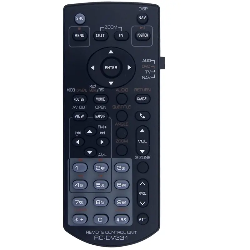 New Arrivals-RC-DV331 KNA-RCDV331 Replace Remote For Kenwood Multimedia Monitor DNX6460BT DNX6020EX DDX616 DNX6160 DDX6046BT DDX