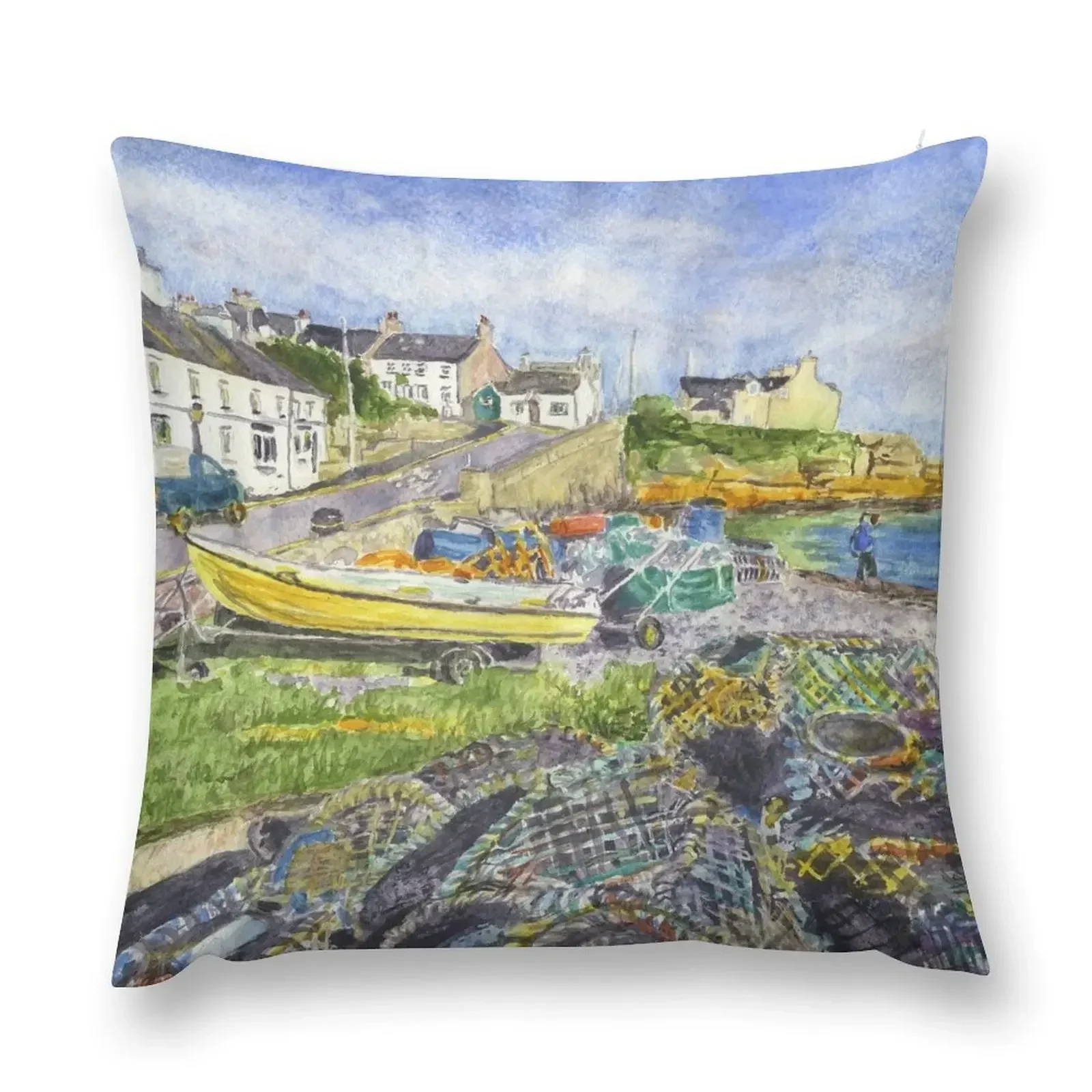 Moelfre, Ynys M?n/ Anglesey Throw Pillow Sofa Cushions Cover Cushion Covers For Living Room Elastic Cover For Sofa pillow