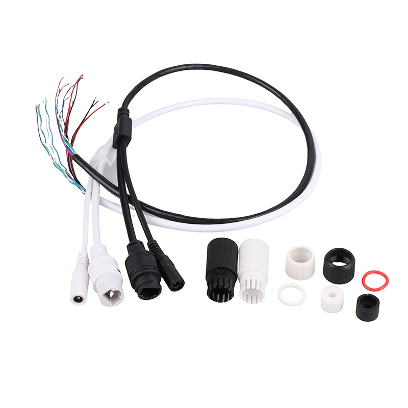 48V Naar 12V Poe Kabel Met Dc Audio Ip Camera RJ45 Kabel Ingebouwde Poe Module Voor Cctv ip Camera