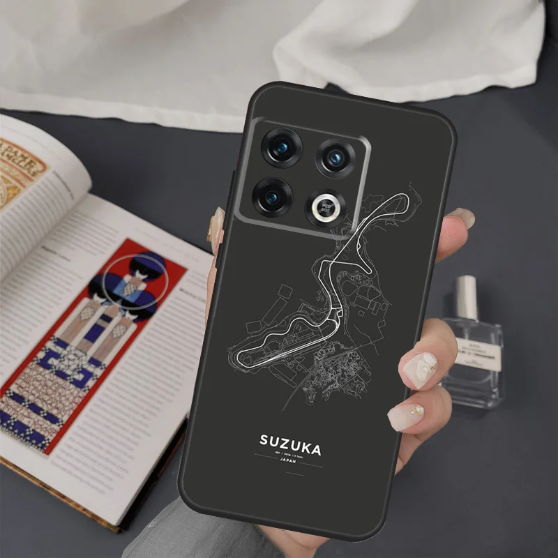 غطاء دوائر مسارات السباق F1 لهاتف OnePlus Nord CE 4 2 3 Lite N20 N30 9 10 Pro 8T 9RT 10T 11 OnePlus 13 12 R