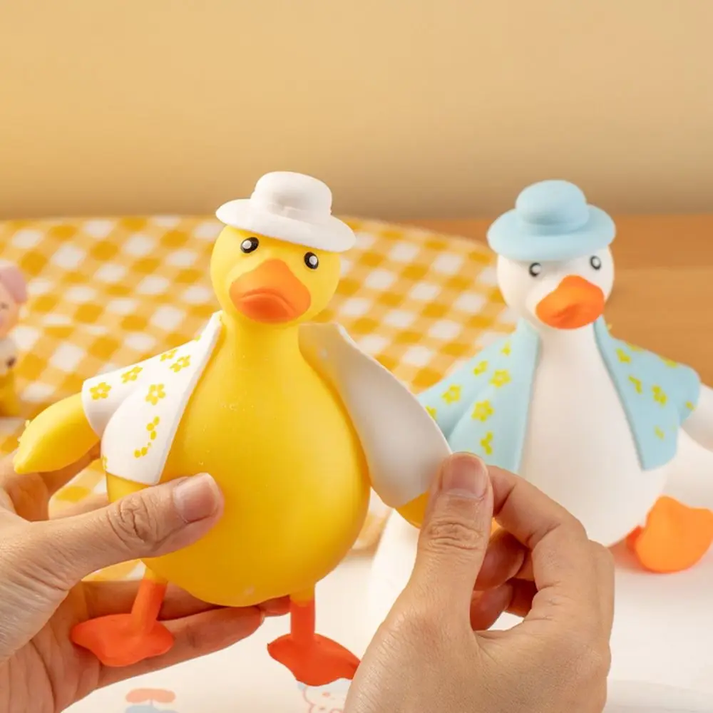 Forma de pato lento subindo squeeze brinquedo rebote bola animal lento rebote brinquedo dos desenhos animados anti-stress alívio do estresse brinquedo festa favores