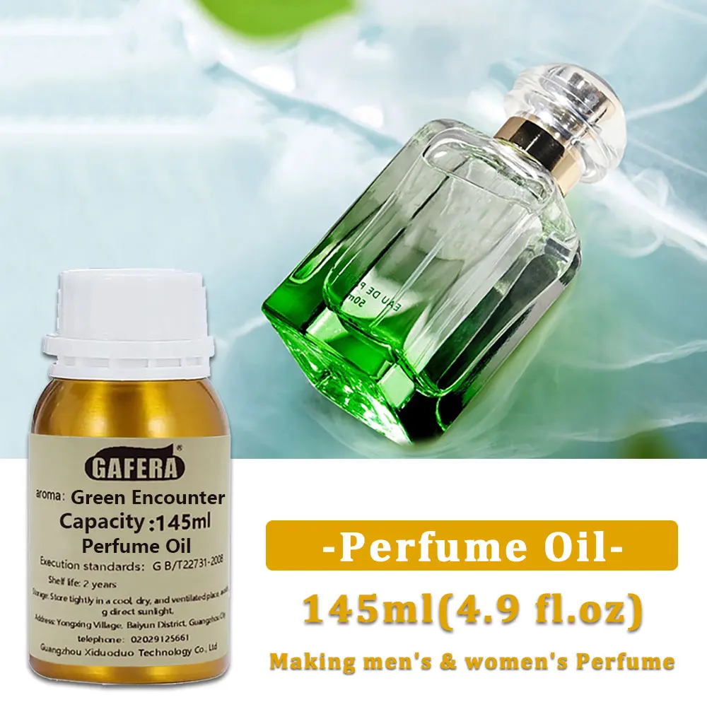 

GAFERA 145ml (4.9 fl.oz) Green Encounter Perfume Oils - Essential Oil For DIY Perfume, Handmade Self-Adjusting Brand Fragrance