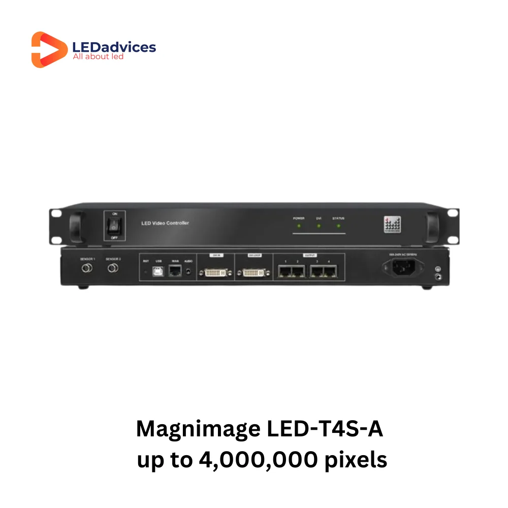 

Magnimage LED-T4S Sending Box Output 4 million pixels input 4K*1K/@60Hz LED display controller