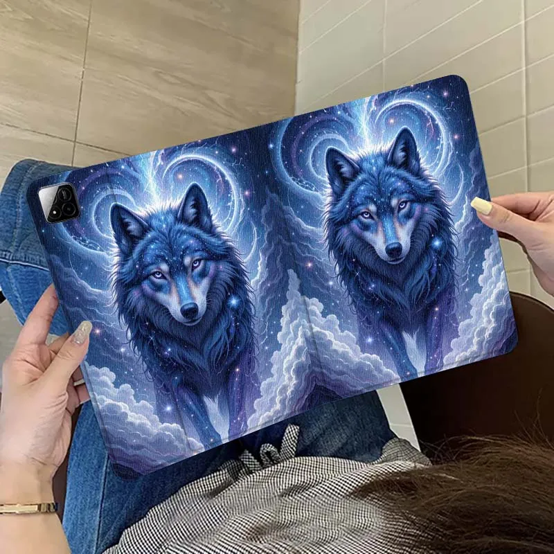 Cartoon Anime Wolf Art Tablet Case For Xiaomi Redmi Mi Pad 5 6 6s 7 SE Pro Max Ultra 12.4 12.5 14 inch