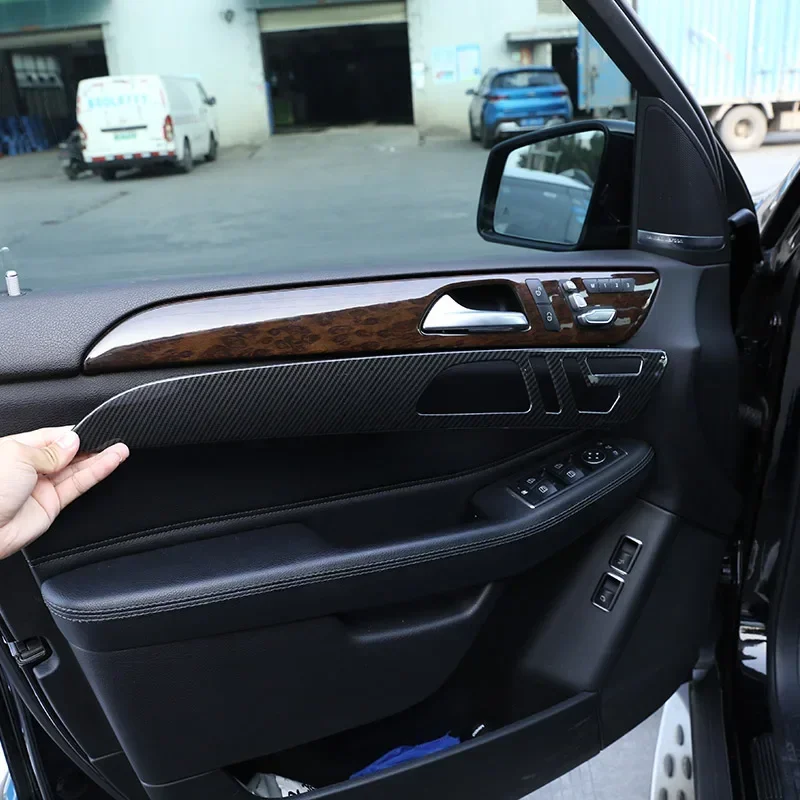 

Car ABS Black Interior Door for Mercedes benz ML GLE GL Class GLS320 400 2012-2019 Decoration Panel Cover Trim Accessories