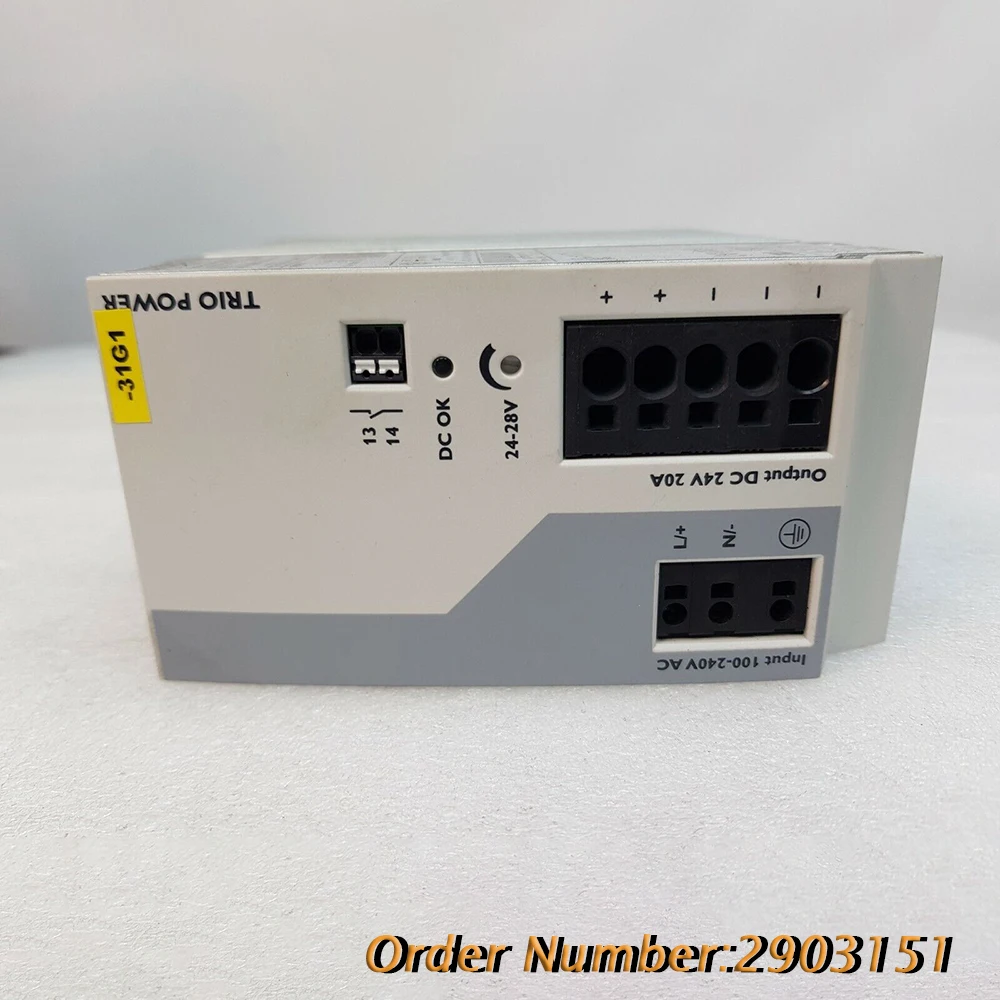 For PHOENIX CONTACT TRIO-PS-2G/1AC/24DC/20DIN RAIL POWER SUPPLY 2903151